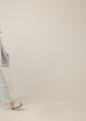 Light Blue Linen Wide Leg Pants