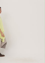 Slim top with buttons Stone