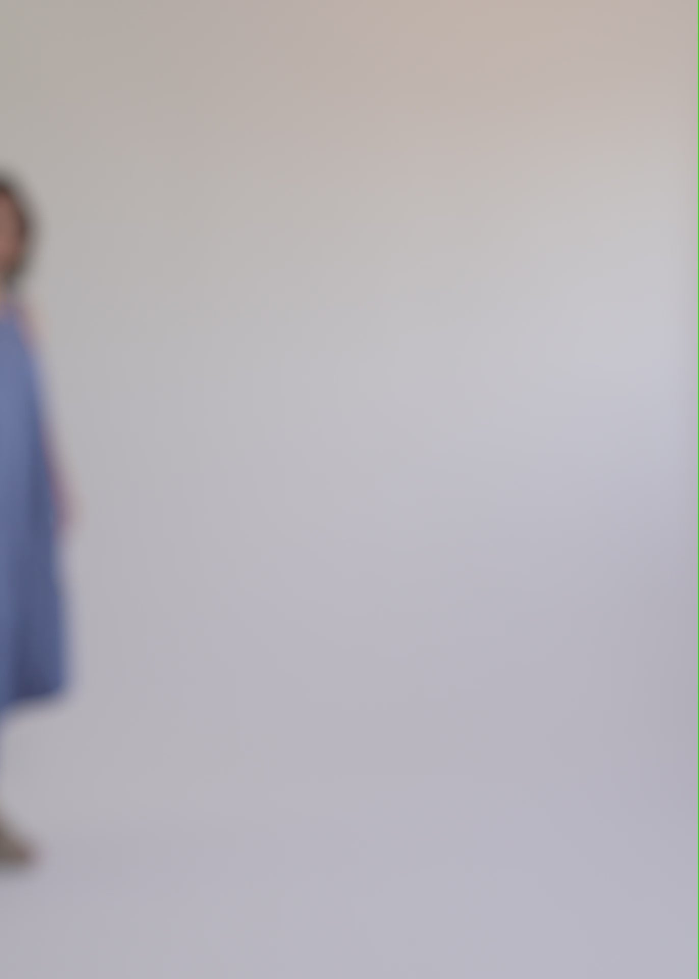 Asymmetrical camisole dress with pink stitching