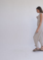 Golf overall snap-fasteners on the bottom blue wash