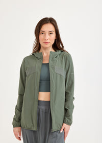 Green mesh combination nylon top - 00