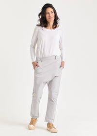 Light gray boy pants with back pockets - 03
